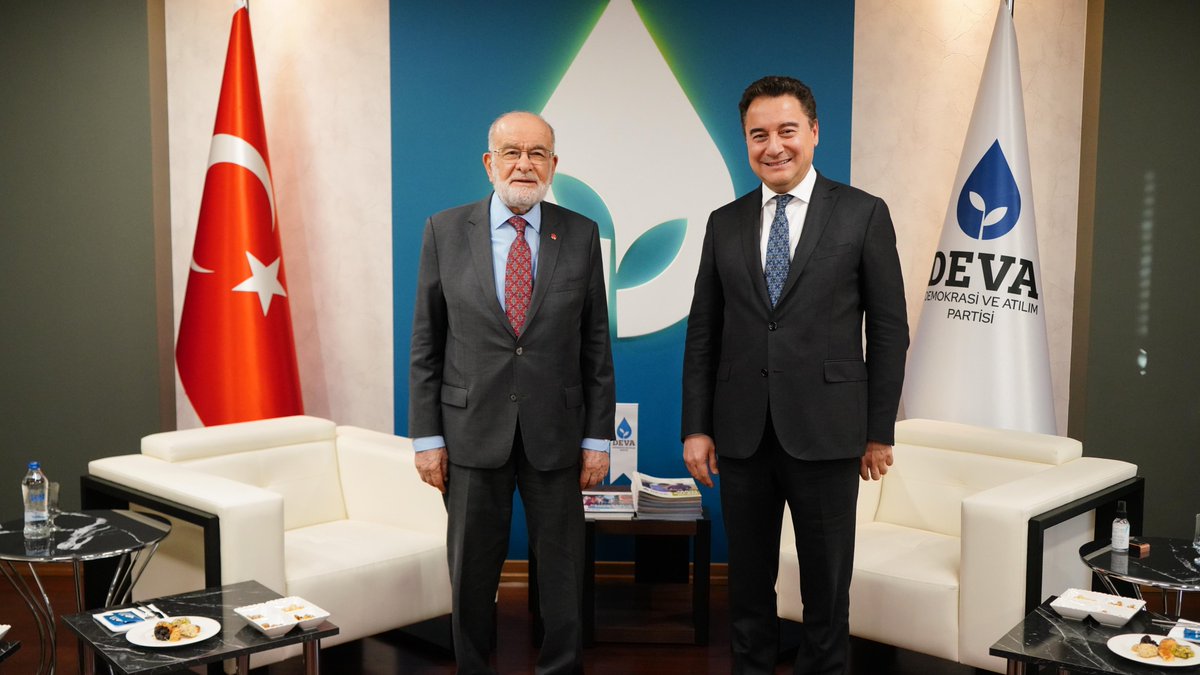 Genel Başkanımız Temel Karamollaoğlu, Deva Partisi Genel Başkanı Ali Babacan ile bir araya geldi.