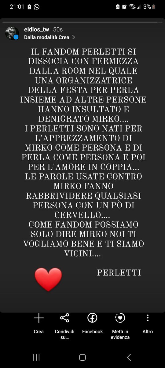 eldios_tw's tweet photo. Spero che tutti voi siate concordi con quello che ho scritto #perletti lang:it https://t.co/JBinKH8yI9
