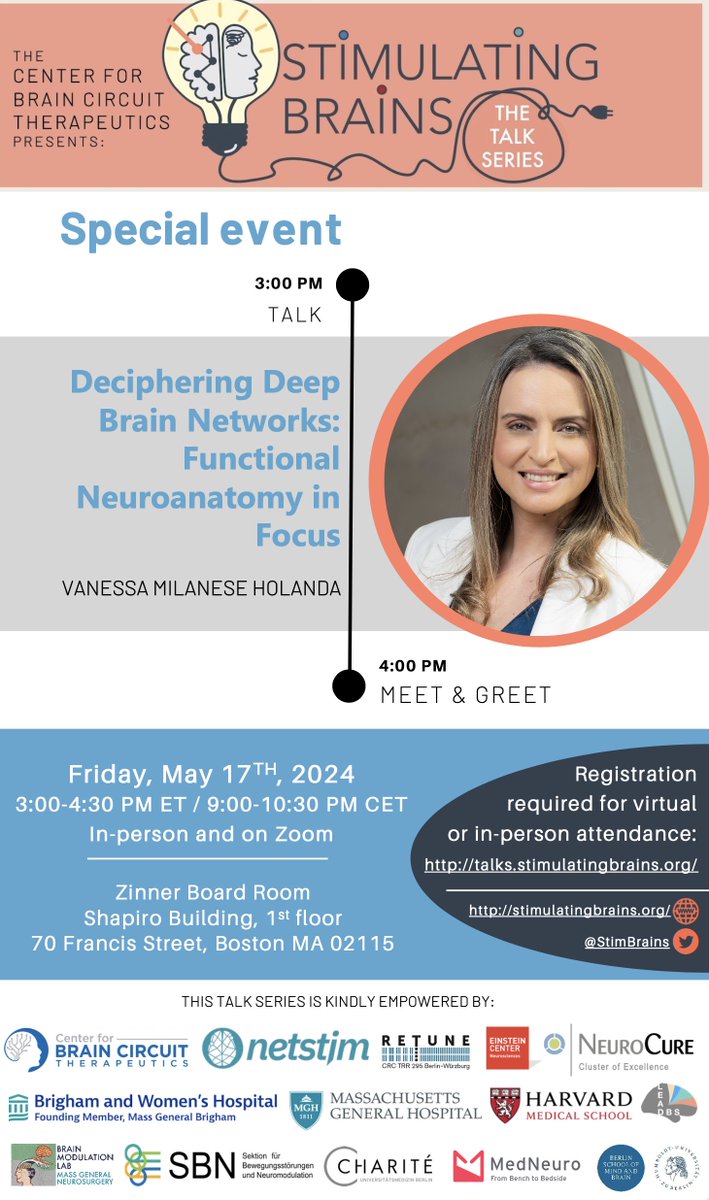 Andreas Horn (@andreashorn_) on Twitter photo If you liked <a href="/van_mila/">Dra Vanessa Milanese MD PhD</a>'s anatomy dissections with relevance to DBS and brain disorders, we have a special treat for you: Vanessa will visit <a href="/MassGenBrigham/">Mass General Brigham</a> <a href="/BWHNeurology/">Brigham and Women's Neurology</a> <a href="/Brain_Circuits/">Center For Brain Circuit Therapeutics</a> next Friday and give a talk – virtual and in person registration (free) link see flyer! If you liked <a href="/van_mila/">Dra Vanessa Milanese MD PhD</a>'s anatomy dissections with relevance to DBS and brain disorders, we have a special treat for you: Vanessa will visit <a href="/MassGenBrigham/">Mass General Brigham</a> <a href="/BWHNeurology/">Brigham and Women's Neurology</a> <a href="/Brain_Circuits/">Center For Brain Circuit Therapeutics</a> next Friday and give a talk – virtual and in person registration (free) link see flyer!