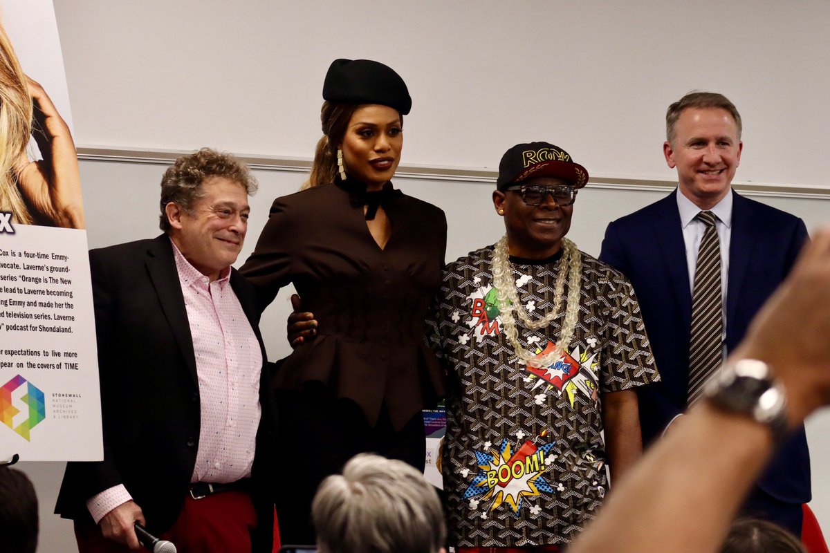 Last night at @CunySLU : A night to remember! 🌈 An inspiring event honoring the iconic Laverne Cox, unveiled as the 16th LGBTQIA+ historic trailblazer by Stonewall National Museum, Archives & Library. There are Things to Do and heroes to celebrate!  PHOTO CREDIT: Zoey Tess