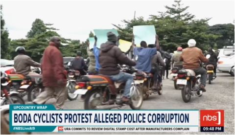 Hundreds of bodaboda cyclists in Bushenyi district have demonstrated, accusing police of corruption and mismanagement of murder cases. They claim that this has contributed to the increase in bodaboda rider killings in the area. #NBSLiveAt9 #NBSUpdates