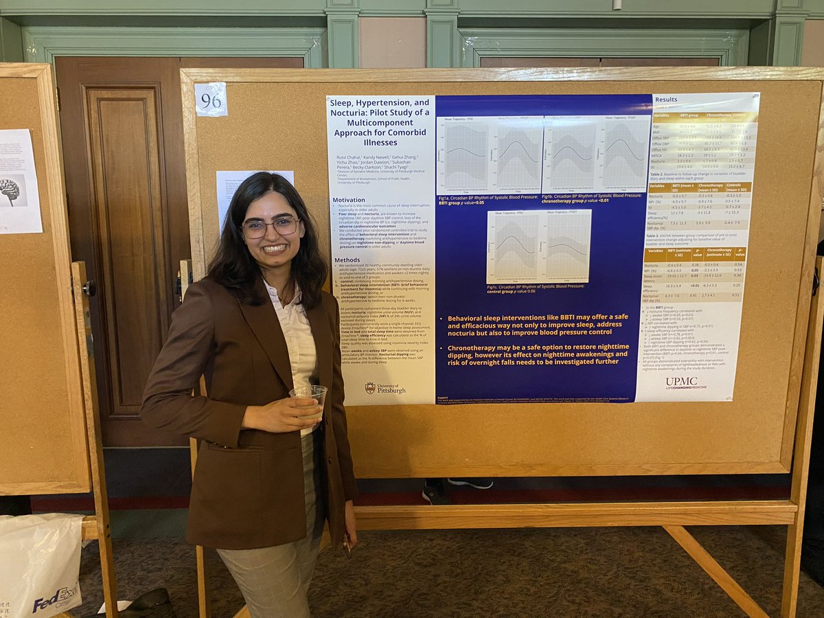 Rutvi Chahal, MBBS (@rutvi_chahal) on Twitter photo Beyond grateful to have won the best poster award a few weeks back at the <a href="/UPPDA2/">UPPDA</a> postdoctoral research day 2024. I am further excited to present our work on Sleep Hypertension and Nocturia: pilot study of a multi component approach for comorbid illnesses <a href="/AASMorg/">American Academy of Sleep Medicine</a> coming June. Beyond grateful to have won the best poster award a few weeks back at the <a href="/UPPDA2/">UPPDA</a> postdoctoral research day 2024. I am further excited to present our work on Sleep Hypertension and Nocturia: pilot study of a multi component approach for comorbid illnesses <a href="/AASMorg/">American Academy of Sleep Medicine</a> coming June.