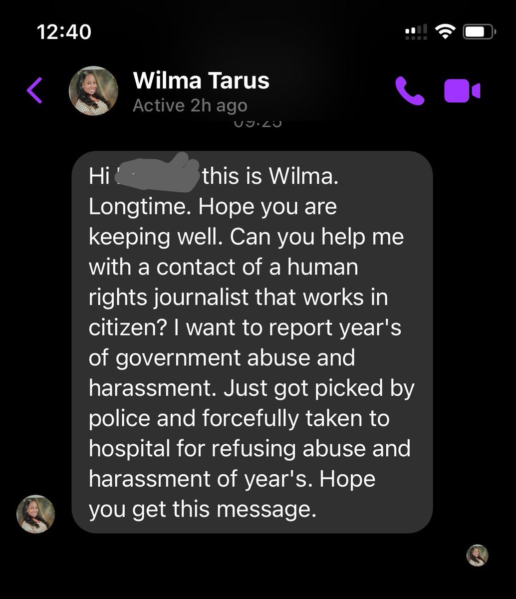 Worries arise over the safety of journalist Wilma Tarus (formerly of Radio Africa Group and the Uasin Gishu County Government Communication Department) after she sent distress messages to her friends on Wednesday. In one of the messages, Tarus requests assistance in contacting a…