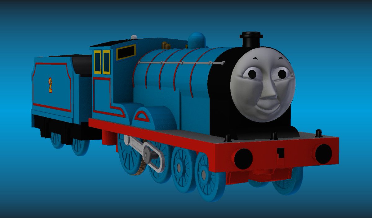adamstroudley's tweet image. After hours of suffering, here is my 3d model of Plarail Edward. When I was gonna make the face I thought it would end up so bad but surprisingly I got the face right. This was worth the time lads.