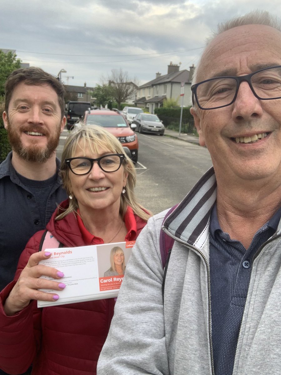 Out canvassing tonight on home turf with ⁦@ringsendreynol⁩ #LE24