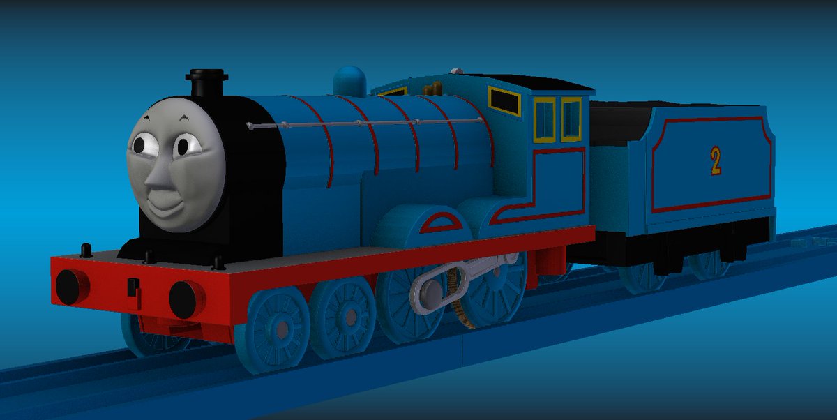 adamstroudley's tweet image. After hours of suffering, here is my 3d model of Plarail Edward. When I was gonna make the face I thought it would end up so bad but surprisingly I got the face right. This was worth the time lads.