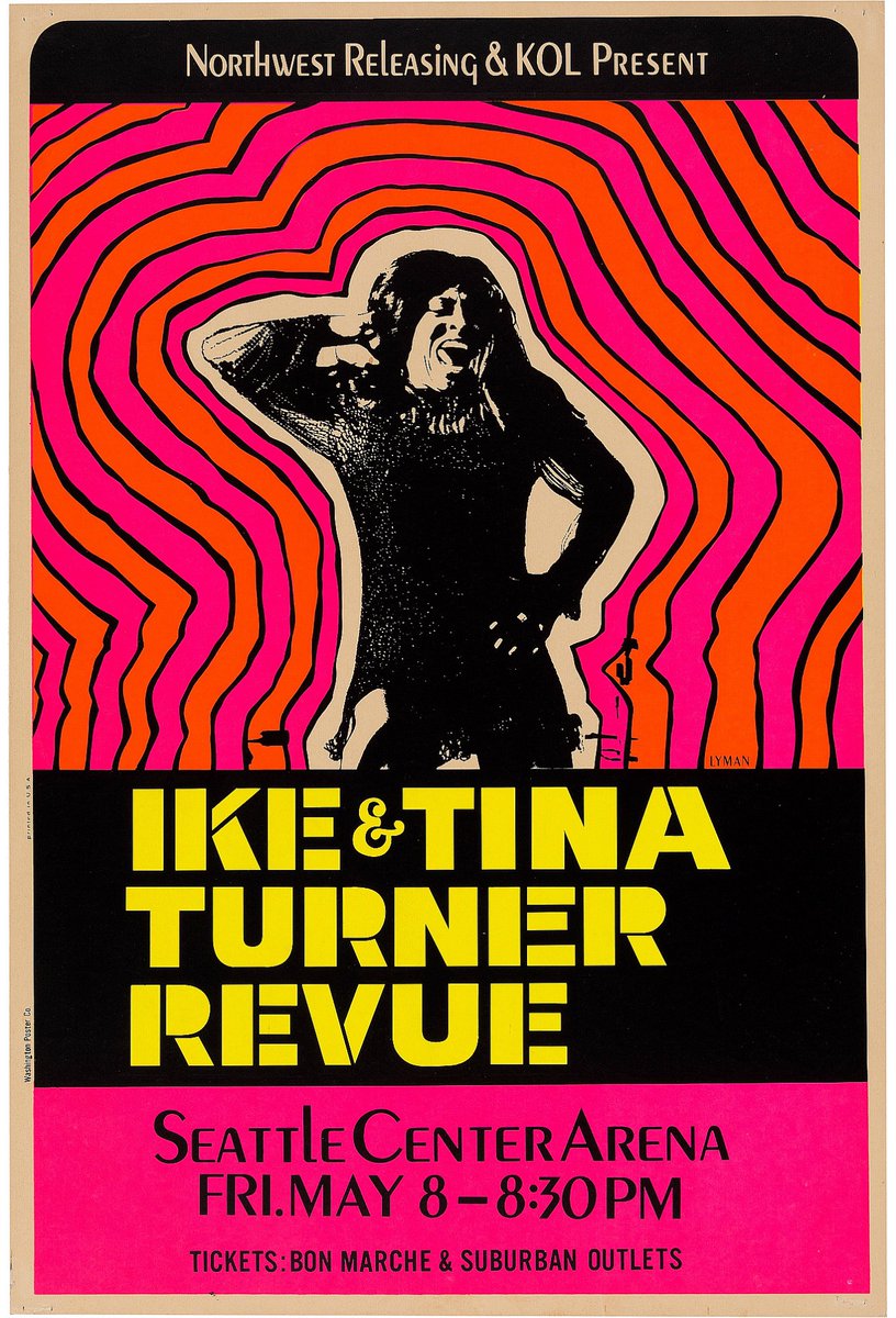 OTD ✨️ 

May 8, 1970 Seattle Center Arena, Seattle, WA

#TinaTurner