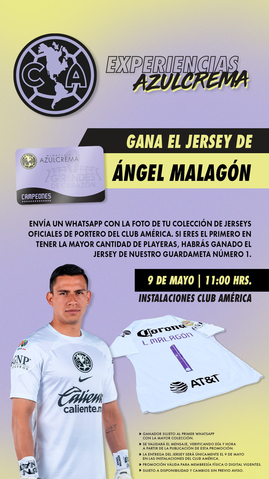 Club America on X Participa en esta dinamica Exclusiva Azulcrema y ten la oportunidad de ganar el jersey de Malagon 1 Toma una foto de tu coleccion de jerseys oficiales de portero