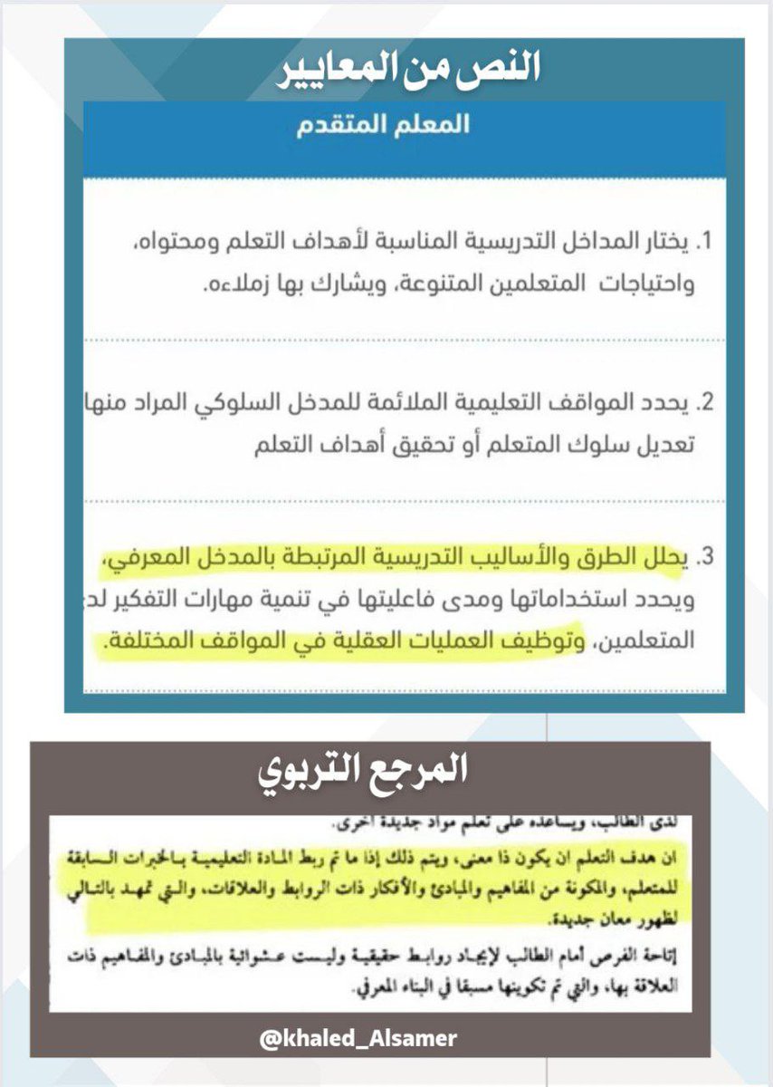 khaled_Alsamer's tweet photo. #الرخصة_المهنية 
#التربوي 
•• https://t.co/McRDLJNbHD