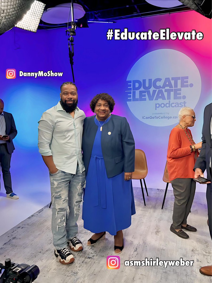 Much love to California Secretary of State Shirley Weber for participating in today’s “Educate. Elevate. podcast” focusing on the impact of Brown v. Board of Education! @CalCommColleges @icangotocollege #ICanGoToCollege #EducateElevatePod