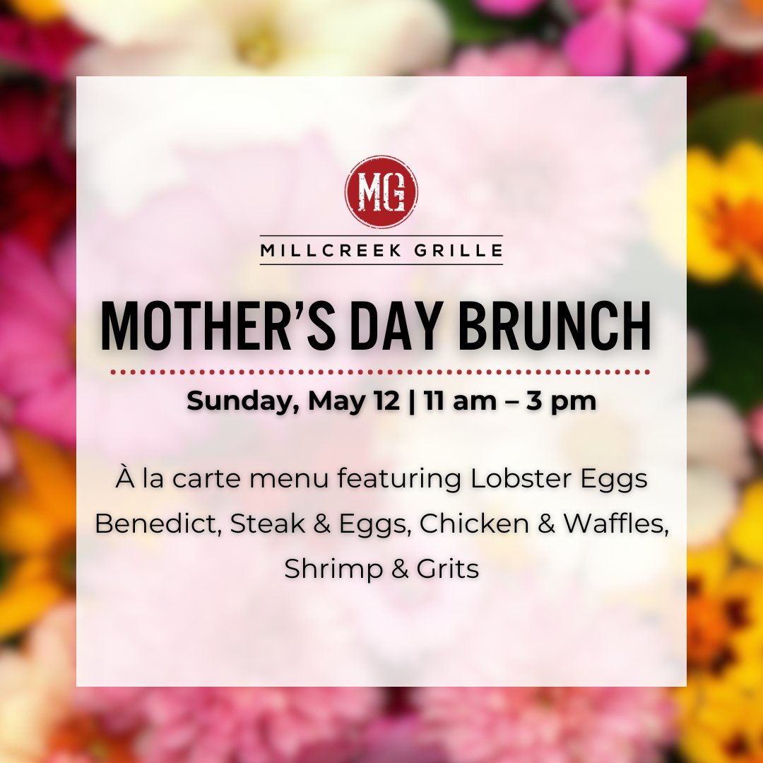🌷 Treat Mom to a brunch she'll never forget! Reserve your table today! 🔗 : bit.ly/mcg_reserve