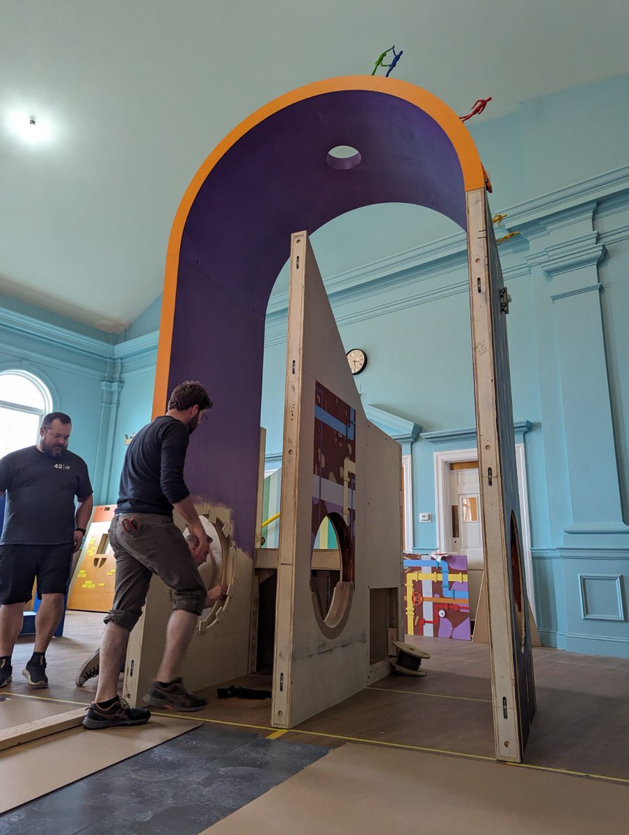 Here's a sneak peak at a new exhibit currently being installed at Children's Discovery Museum in Waterville, ME!

This is just one "small" part of the whole piece!

#42df #42designfab #customcreations #fabrication #museumexhibits #museumexhibit #museumfabrication