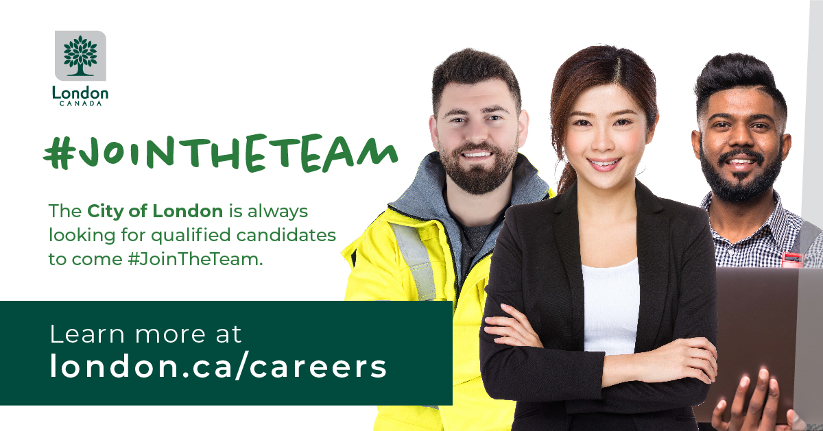 It's always hiring season at the City of London! Check out some of our latest postings: 📌 Veterinarian 📌 Planner 📌 Procurement Assistant Do you want to #JoinTheTeam? Learn more and apply today at london.ca/careers