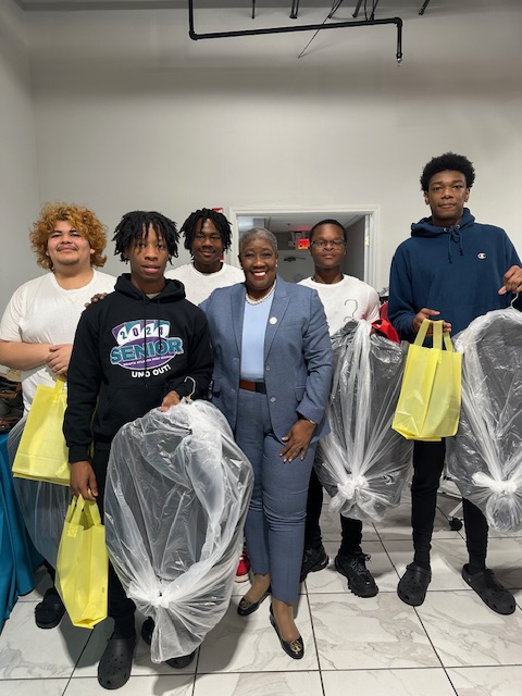 Thanks to our partnership with @caringforothers, we're thrilled to share that 76 boys from South Atlanta Public School received suits, shirts, ties, and more for their graduation. 🎓