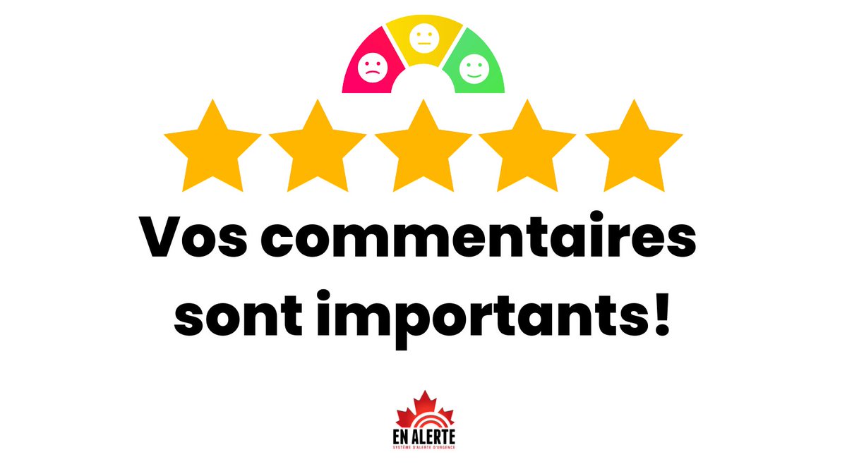 Le test #EnAlerte est désormais terminée.

Merci Canada d'avoir joué un rôle précieux dans le système Alert Ready!

Faites-nous part de votre expérience lors de notre test aujourd'hui: peasi.com/enquete-de-tes…