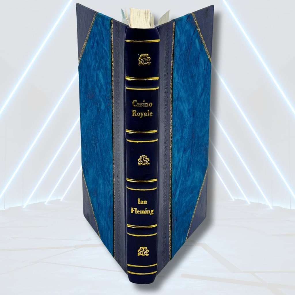 📘 Casino Royale
✍️ Ian Fleming

🙌🏻 RB Deluxe Edition
🙌🏻 Blue Leather 🪡 Blue Crushed Paper 

Available for sale now 🛒
DM for orders or visit rarebiblio.com 📩 @rarebiblio

#casinoroyale #casino #casinoroyale007 #casinoroyalebook #lanfleming #ianfleming #ianfleming007