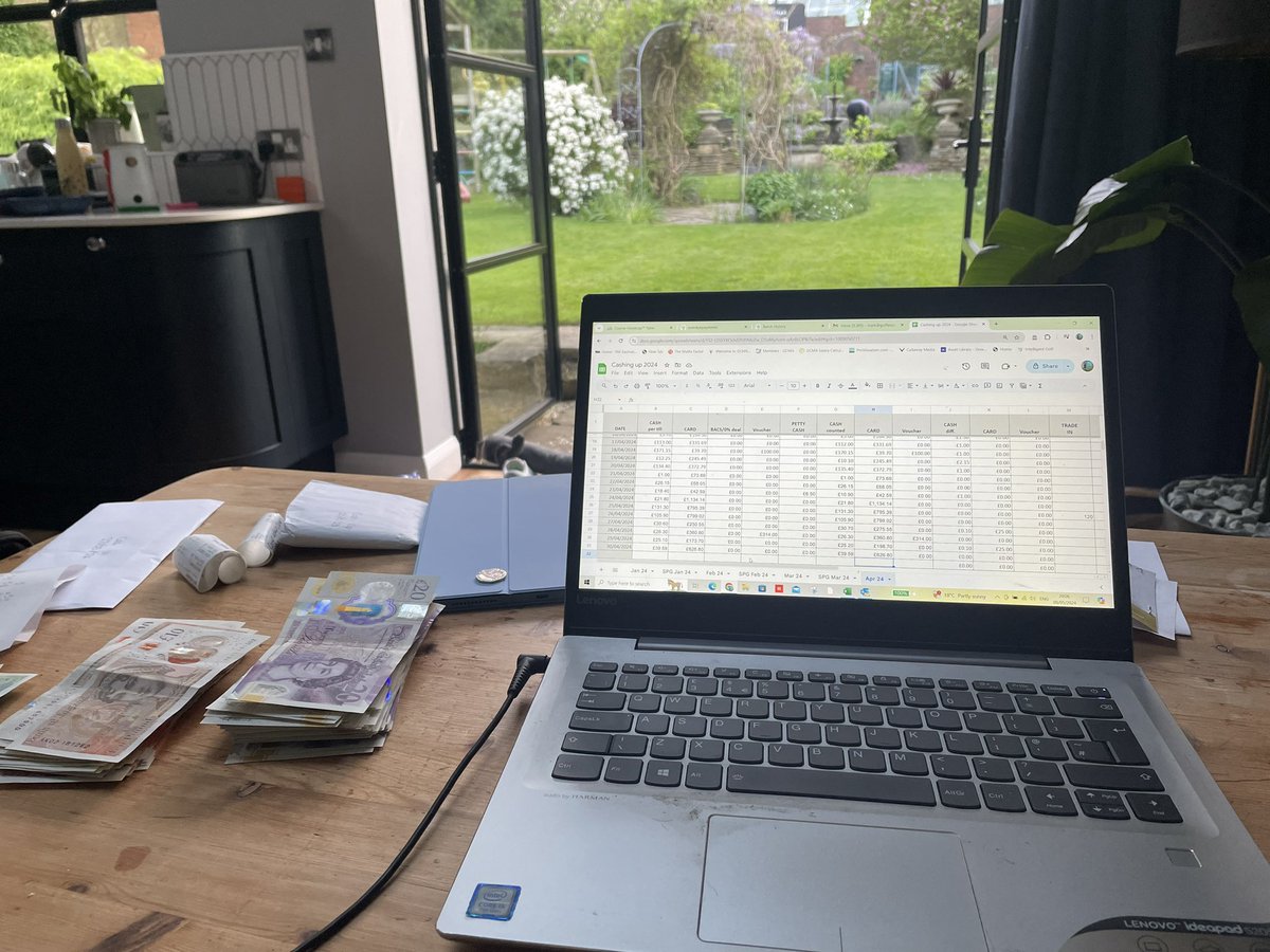 Final, end of month, cashing up as a <a href="/ThePGA/">The PGA</a> Head Professional. I’ll not miss this bit 😂