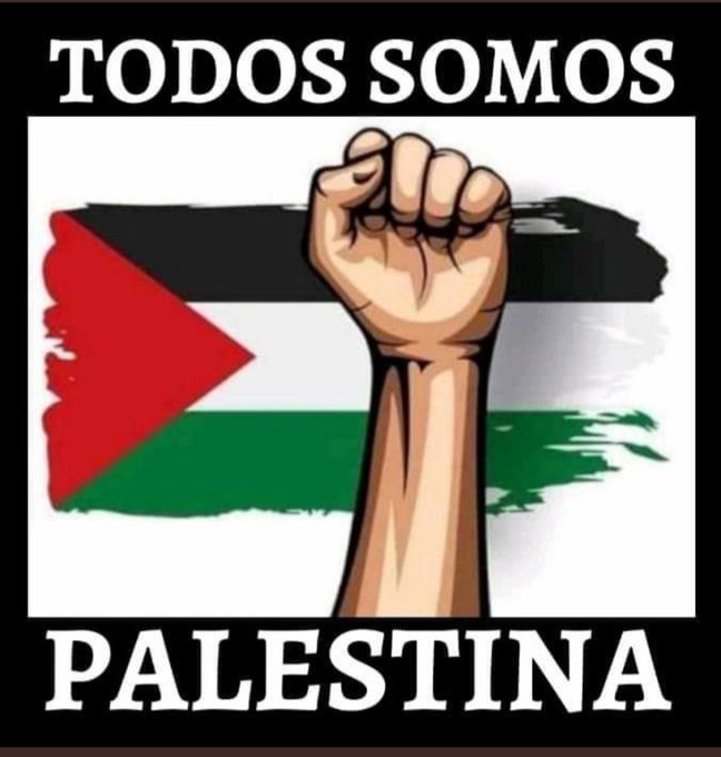 Condenamos el #GenocidioEnGaza. Rafah enfrenta la amenaza de nuevas masacres cometidas por el ejército de ocupación israelí como parte del genocidio que está llevando a cabo en la Franja de Gaza. Levantamos nuestra  voz de protesta ante la comunidad Internacional. #PalestinaLibre