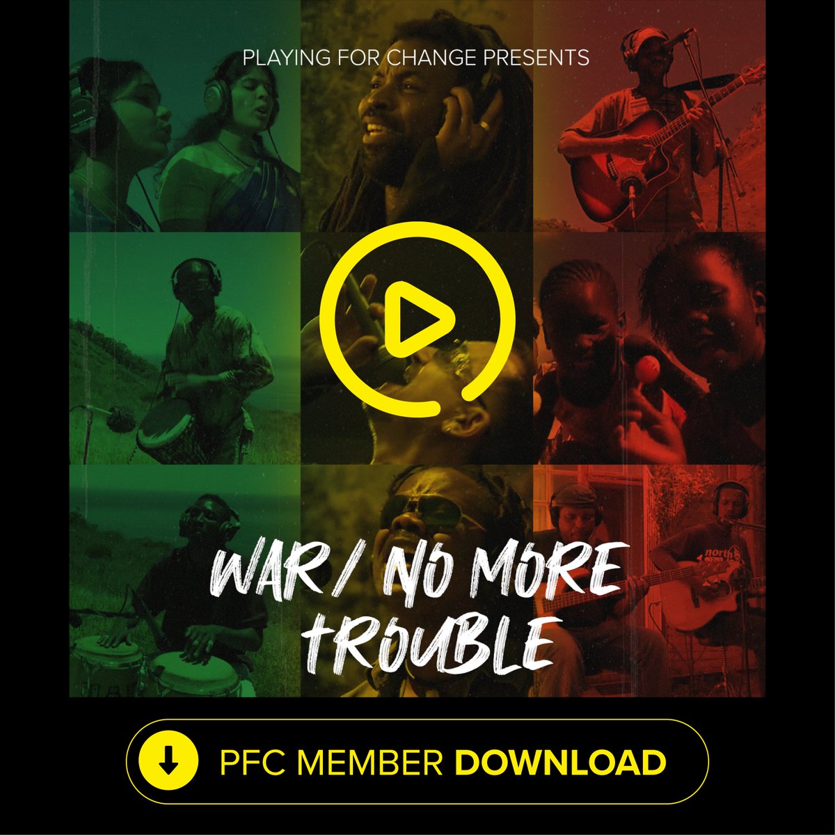 🎶 Celebrate #Bono's (U2) birthday with us! Download 'War/ No More Trouble' for free now: playingforchange.com/music❤️🌎🎵