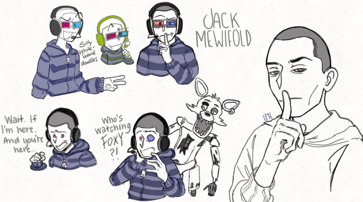 Just some WIP Jack Manifold doodles I intend to finish coloring soon!!! #jackmanifoldfanart