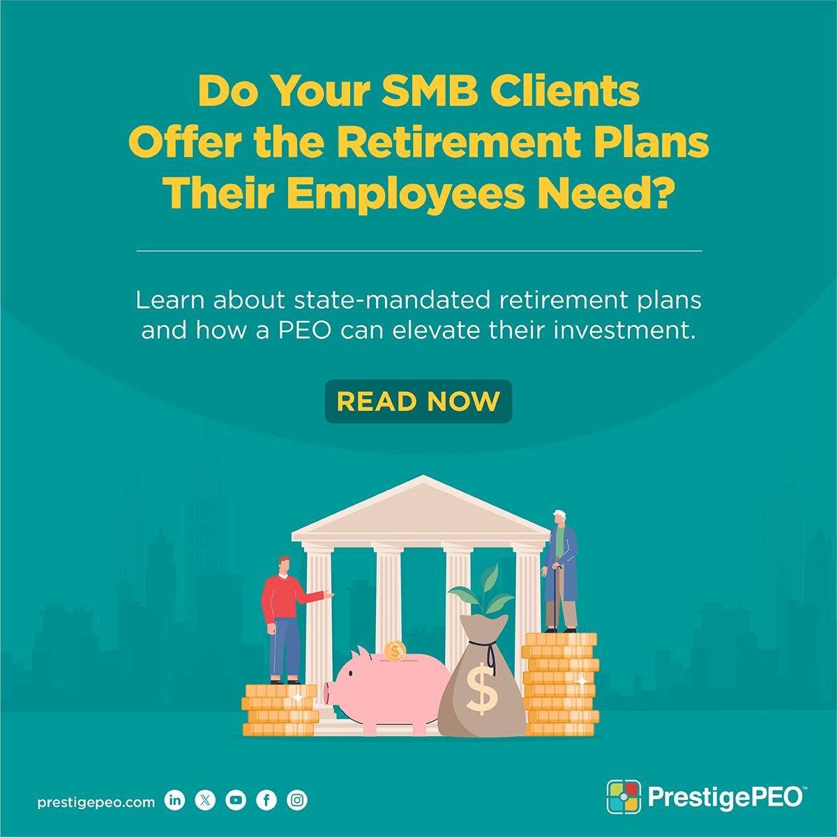Are you ready to talk with your clients about state-mandated retirement plans? Brush up on the basics and learn how #PEO #retirementplans help your client pave the way for their workers to start investing in their future. bit.ly/3UNzQTI