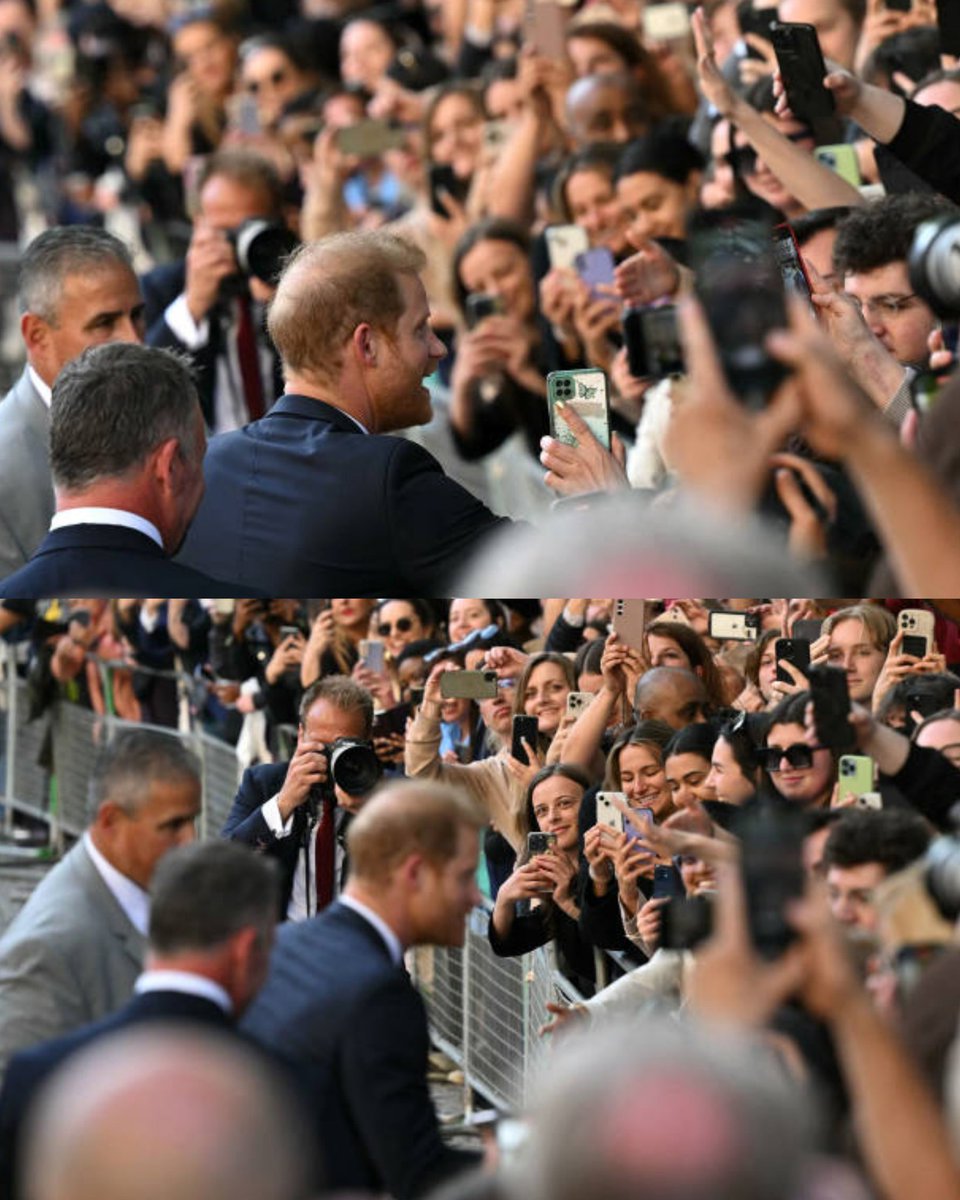 Prince Harry showing up in the UK shatters every narrative the UK press feeds its audience for months on end and it's truly beautiful to watch. Poll after poll where? This is why they want to keep him away. It exposes them for the failures that they are.