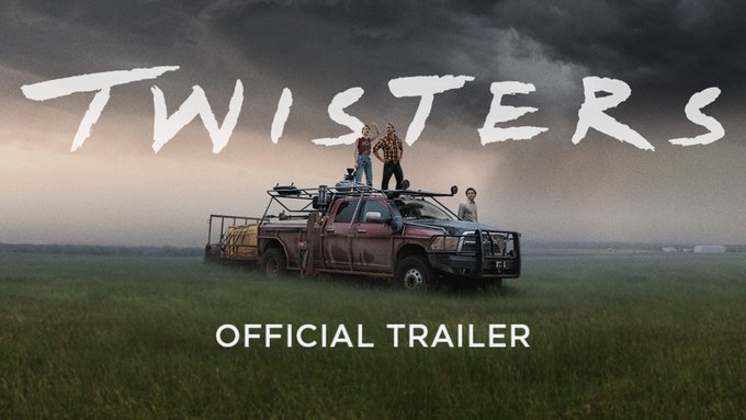 The new trailer for 'Twisters' starring Daisy Edgar-Jones, Glen Powell, Anthony Ramos and Brandon Perea has been released ... bit.ly/3UQPb69

#TwistersMovie