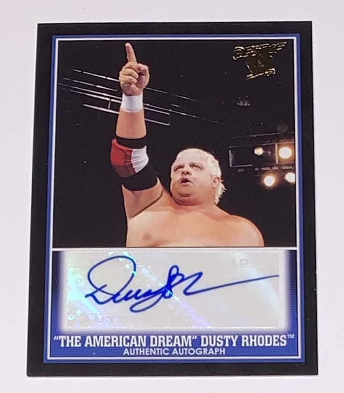 It’s Wednesday You Know What That Means! so let’s get back into #WrestlingCardWednesday Mine will be a 2013 WWE Best Of Dusty Rhodes Auto