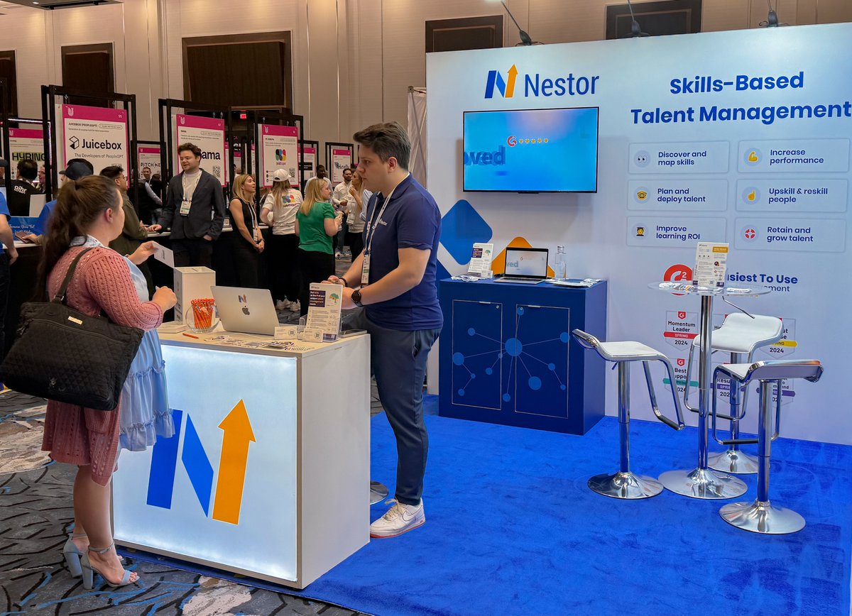 Question time!🤔What's the biggest challenge you face in talent management today? Is it related to discovering hidden skills, upskilling, or maximizing the potential of your workforce? Share your thoughts or swing by booth 482 to chat with the Nestor team! 💬
#UnleashAmerica