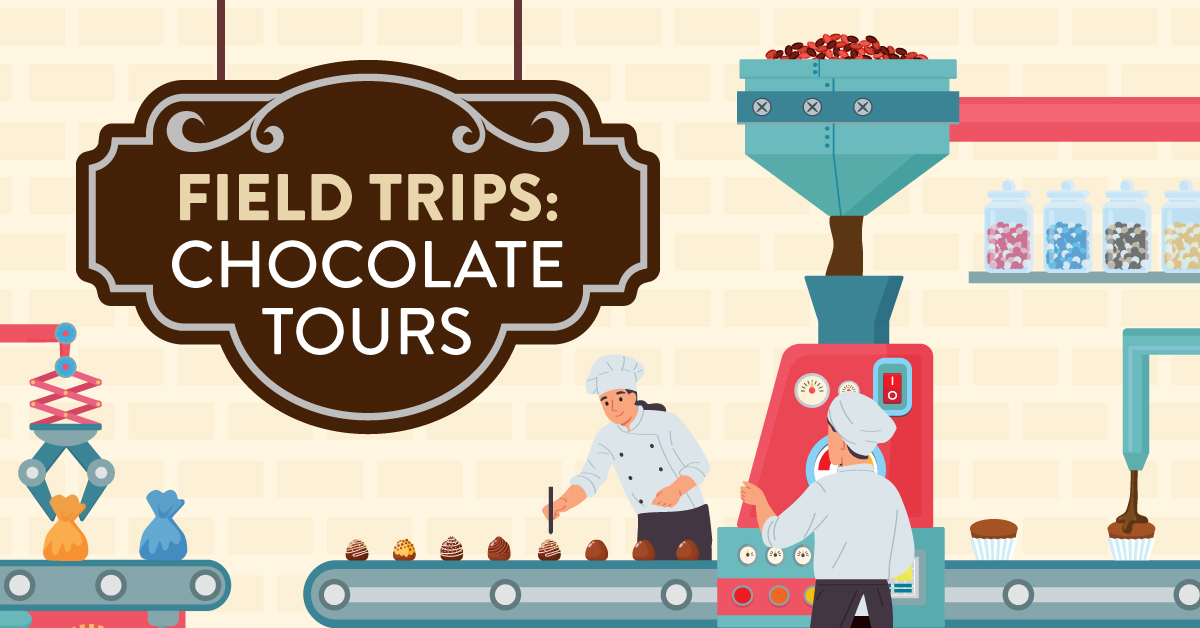 Take your students on a real-life 'Charlie and the Chocolate Factory' adventure with these sweet-filled field trips! 🍫 bit.ly/4aknJSU #EdChat #K12 #FieldTrips #ChocolateFactory