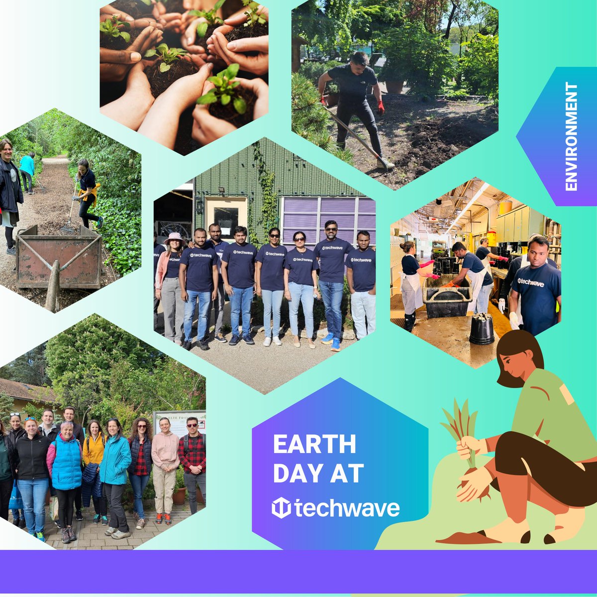 TechwaveC's tweet image. Reflecting on Earth Day with Techwave: Together, let's continue our commitment to sustainability and protect our planet for future generations.
#TheTechwaveExperience #techwave #EarthDay #Sustainability