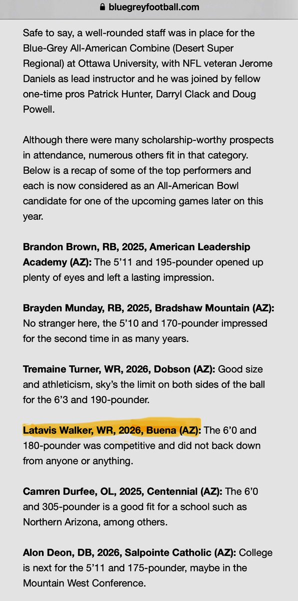 Want to thank @BlueGreyFB for the write up truly blessed. I love this game so much. I have so much more to give. Don’t sleep on me. TJ Walker #Unloading Big Things Coming Let’s Go!