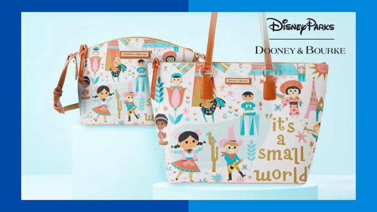 New 'it's a small world' Dooney & Bourke Bags Arrive on Disney Store buff.ly/3UQfYPW

#DisneyStore #SmallWorld #DooneyandBourke