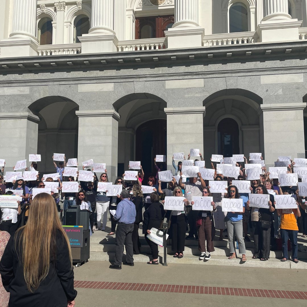 At the capitol advocating for a fix to California's budget so that victims of crime, including survivors of domestic violence and sexual assault, can get the help they need from CORA and other service providers in the state. #PolicyAdvocacyDay @CAgovernor #CAleg
