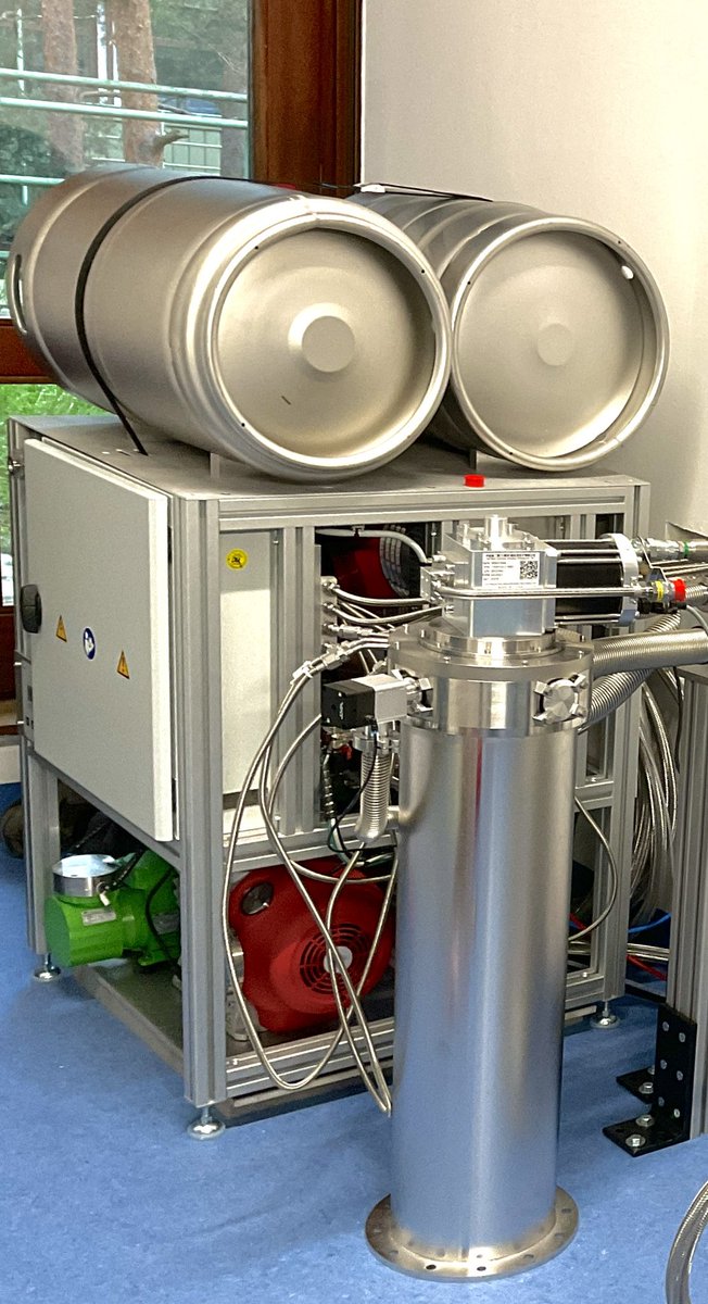 Less than 20 hours after arriving at the loading dock the cryostat reached its base temperature. Looking forward to using it for our research.
