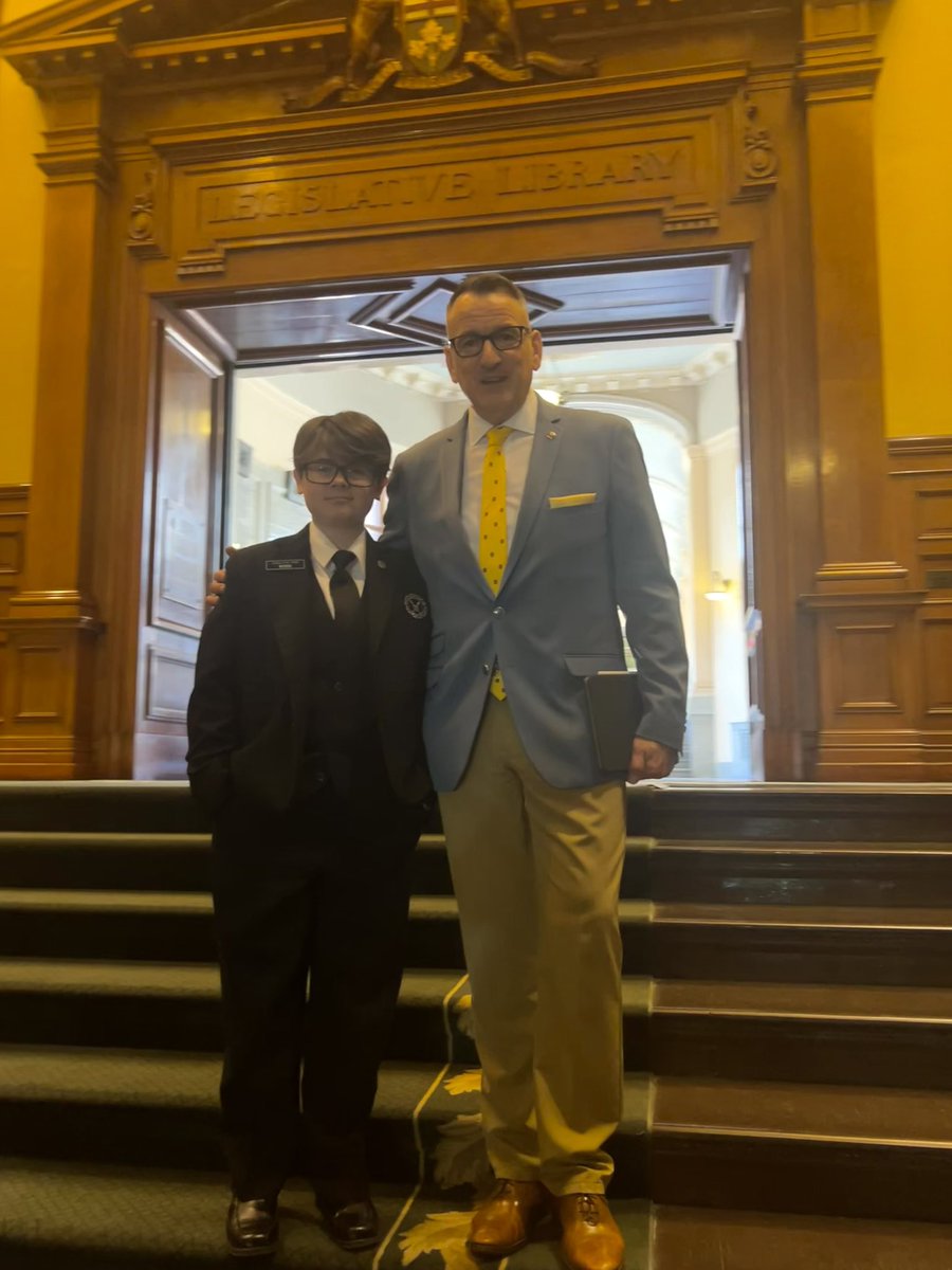 Join me in congratulating Woods Parent from Kenora-Rainy River on becoming a new Legislative Page at Queen’s Park! Woods is joining us from @fort_frances and proudly represents @rrdsb as a student at Fort Frances High School.