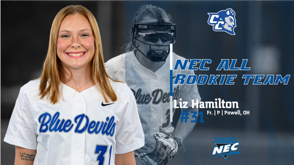 🏆Paige Stringer takes the 👑 as the Northeast Conference Player of the Year! She is the first @CCSUsoftball player to earn Rookie and Player of The Year!

First Team All-@NECsports 
🌟Paige Stringer
🌟KC Machado

#NEC All-Rookie Team
🌟Liz Hamilton

📰🔗tinyurl.com/uxnh8424