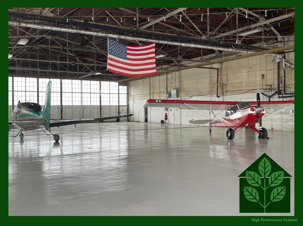 ✈️ #Epoxyflooring - a robust solution designed to withstand heavy-duty operations while prioritizing aircraft safety. With unmatched durability coupled with easy maintenance, it's the ultimate choice for aviation maintenance facilities highperformancesystems.com #facilitymaintenance