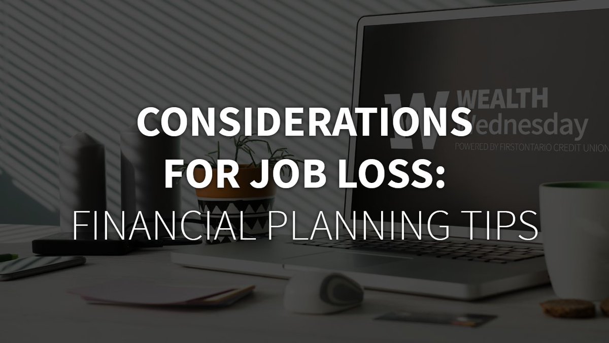 Job loss stress? Watch our #WealthWednesday video for financial tips to help you get through. 🔗 youtube.com/watch?v=dOxkzK… #jobloss #financialplanning #FirstOntario