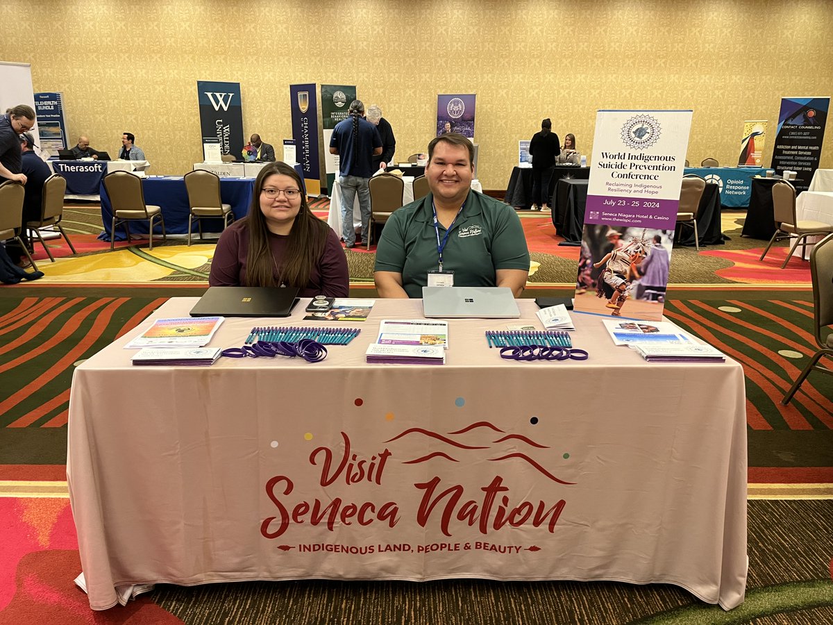 Chelsea Snow &amp; Corbett Seneca, members of our Planning Committee, are attending the NAADAC 2024 Northwest Regional Conference to represent the Seneca Nation.