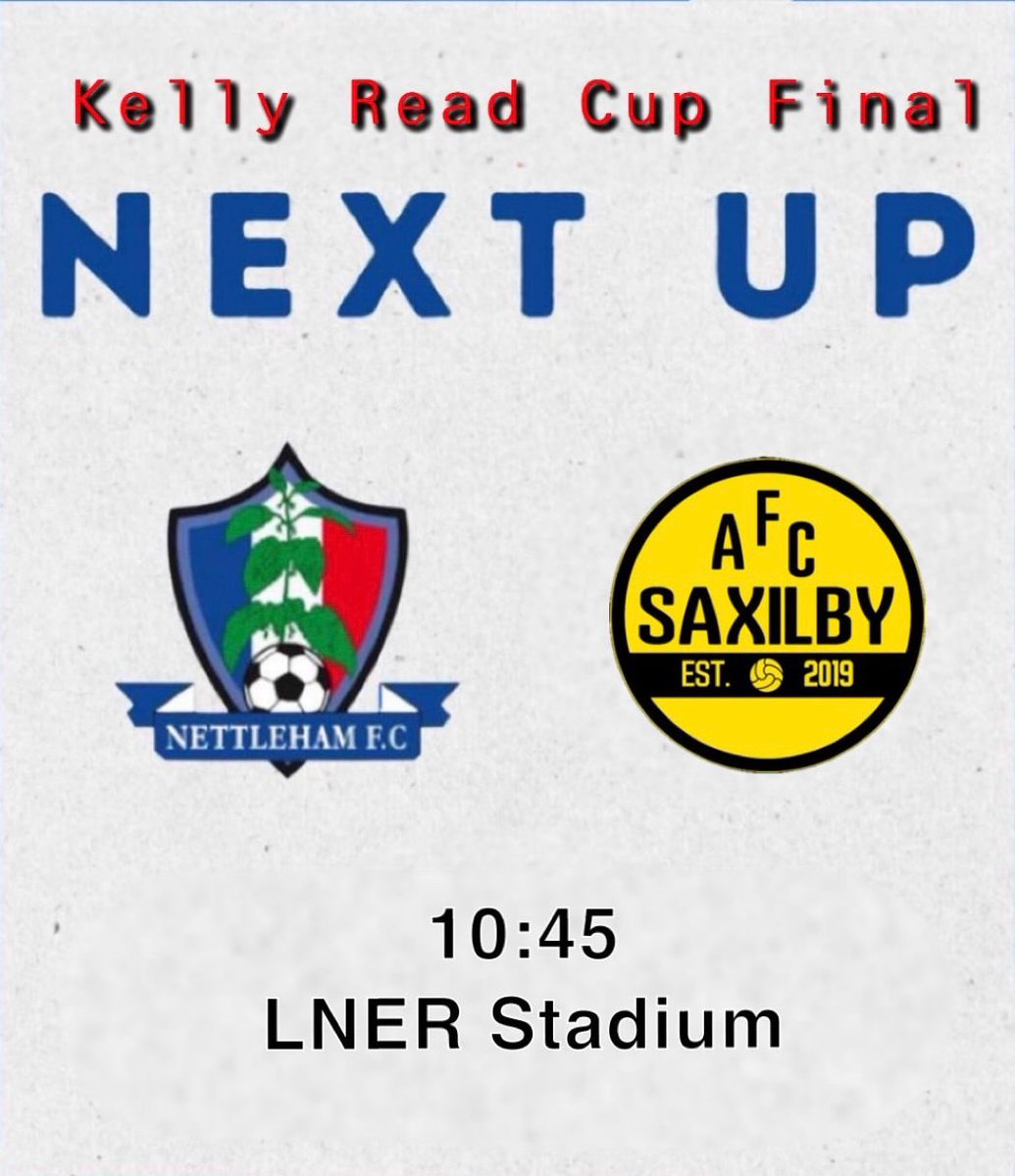 CUP FINAL WEEK 👀

The lads are making the long awaited journey to Sincil Bank this Sunday. 

We face AFC Saxilby in the Kelly Read Cup. 

We would love as much support as we can get! 

£8 cash entry (bargain), 10:45 kick off 

🍖🍖🍖