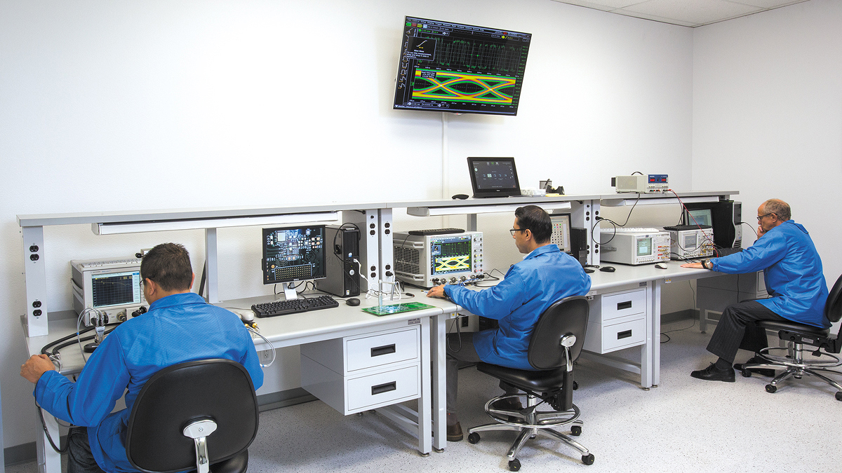 What does Product Performance Testing mean at Extron?

• Performing functional testing to verify products meet or exceed design specs under real-world conditions.
• Equipping our labs with state-of-the-art test gear, including the same $500,000 digital signal analyzer used by