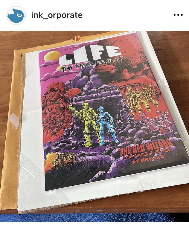 Hey @Inkorporate got his mail order!

 #scifi #scifiart #scificomics #comics #comicbooks #webcomics #webcomic #Kamloops