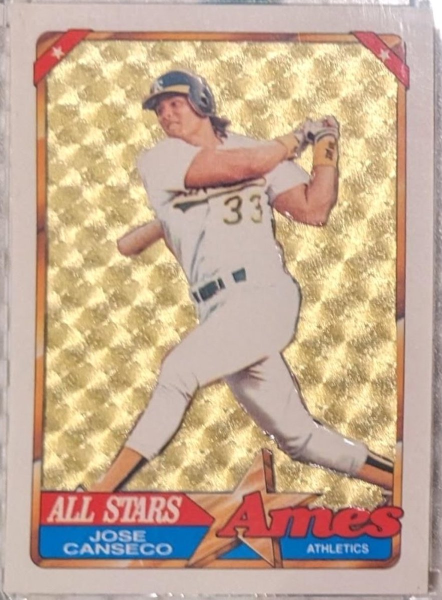This guy's work is magnificent. Proud to say I own one of his pieces. He made a Superfractor of the very first Jose Canseco card I ever pulled from 1990 Topps Ames All-Stars. Definitely worth checking out his work!
