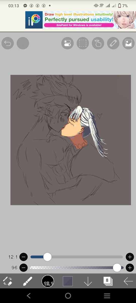 Rohan_nhailu's tweet photo. Been a while:D
 Coloring this one this was a last year sketch i think 🤔
Finish it later need sleep 😴 gn🌚
#WIP https://t.co/N0QGCfCOC7