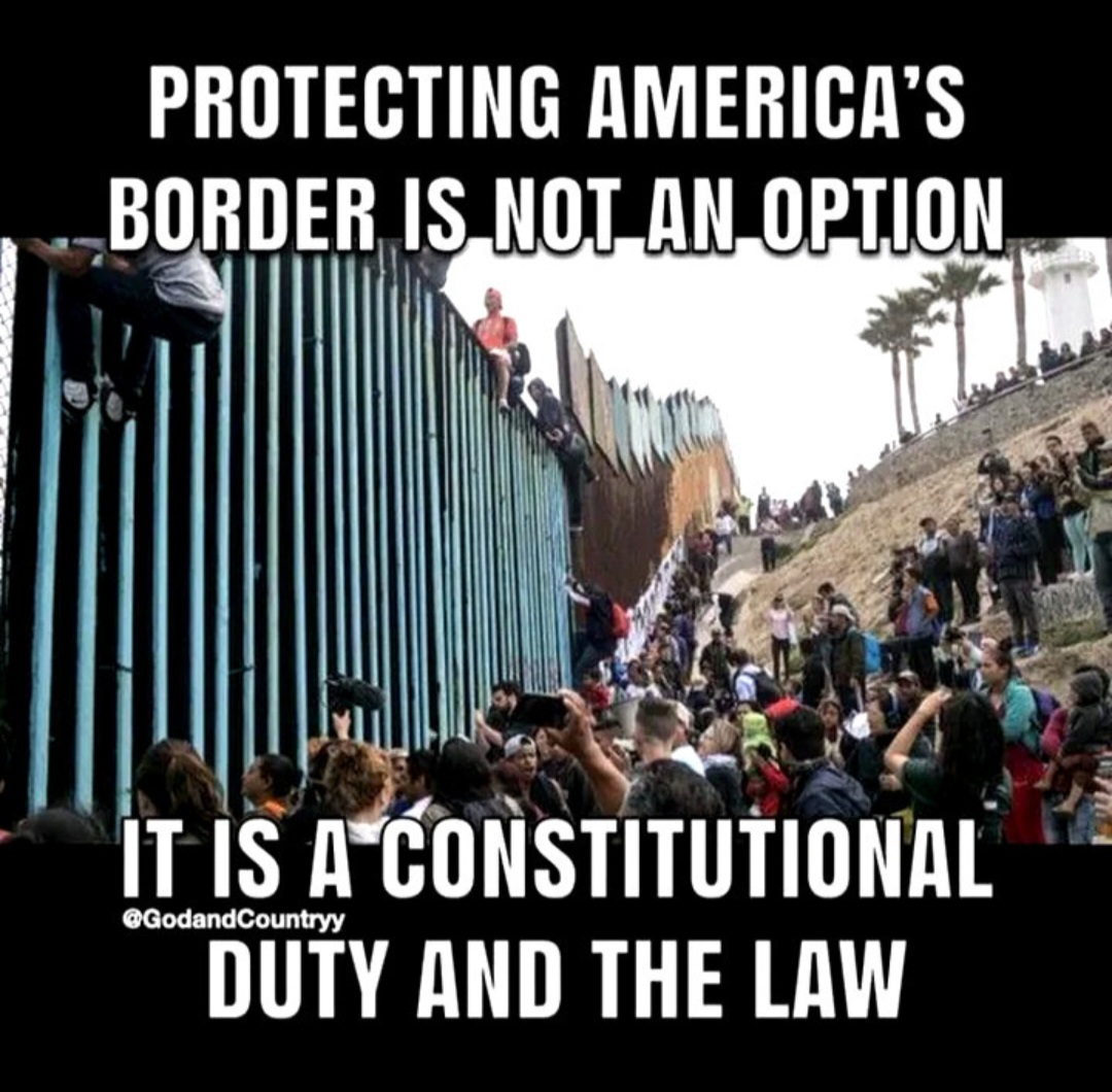 Biden @POTUS, it's the law! Secure our borders!!!