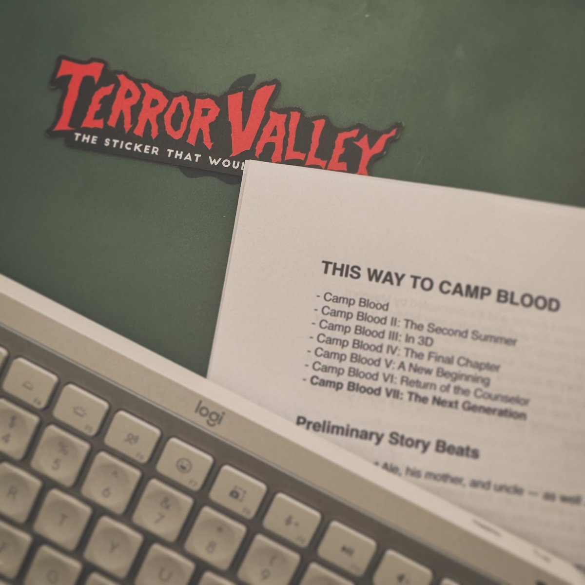 Finally time to finish this one 🏕️🩸 #terrorvalley #middlegradebooks #bookstagram