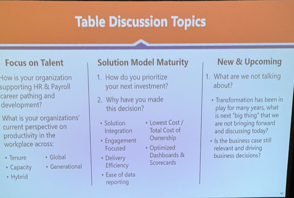 Final session:  what topics are you discussing back in the office? These are definitely worth talking about.  #paycon #payosnc #executivesummit #jointheconversation