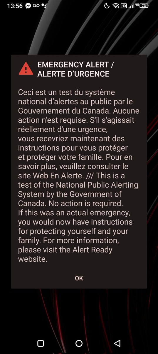 #EBStest #canada #EmergencyAlert 
Anyone else get one of these in #Canada ?