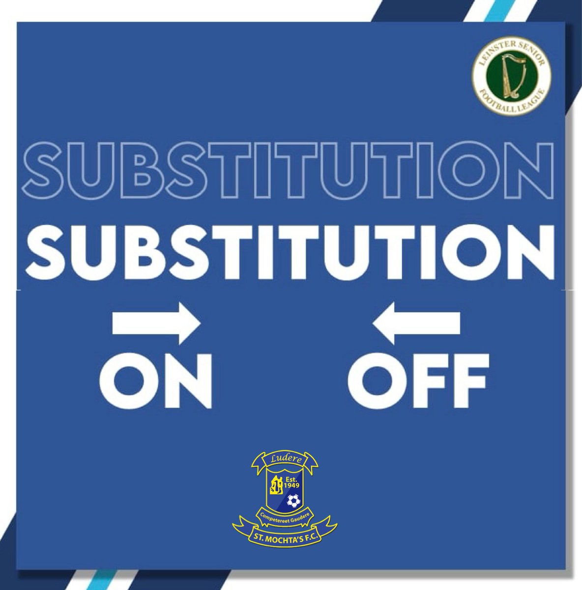 80’ | An enforced change. Grogan has picked up a knock and is replaced by @OllyJDunne 🔴 0-0 🔵 | #LSLLiveScore